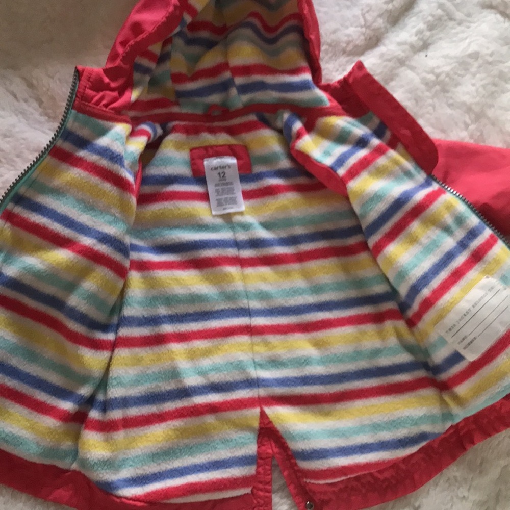 Carter’s coral Spring jacket - Picture 5 of 8